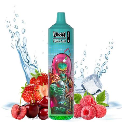 Distribuidor Vapeo Al Por Mayor - UWIN CRYSTAL vaporizador desechable 35k fresa frambuesa cereza hielo 4T020387
