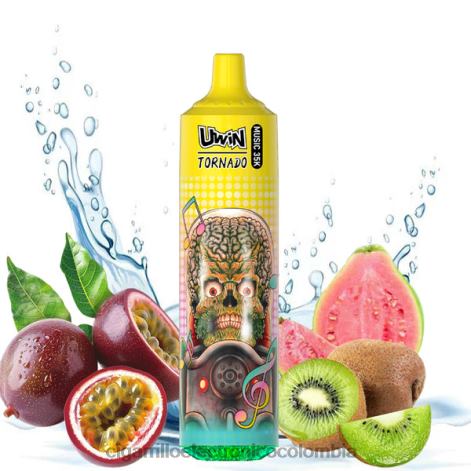 Tienda De Vapeo Al Por Mayor - UWIN CRYSTAL vaporizador desechable 35k kiwi maracuyá guayaba 4T020388