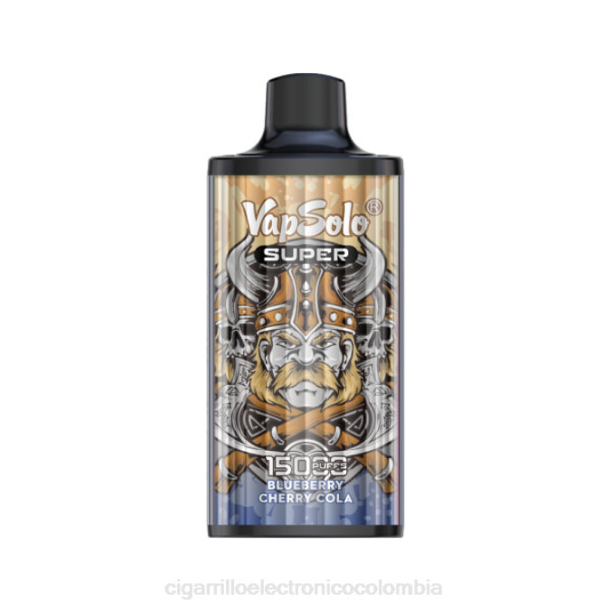 Distribuidor Vapeo Al Por Mayor - Vapsolo SUPER vaporizador desechable cola de arándanos y cerezas 2TF4109