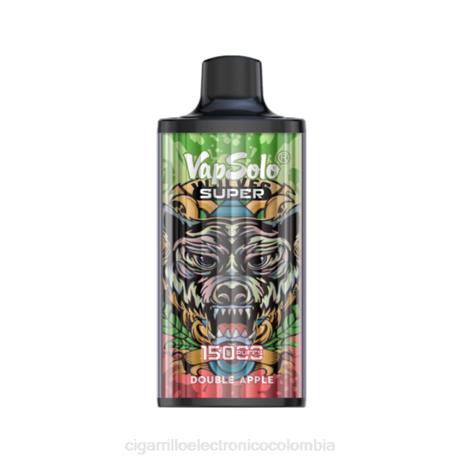 Productos De Vapeo Al Por Mayor - Vapsolo SUPER vaporizador desechable manzana doble 2TF4111