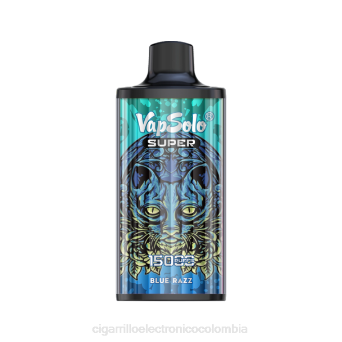 Vapeo Al Por Mayor - Vapsolo SUPER vaporizador desechable Razz azul 2TF4108