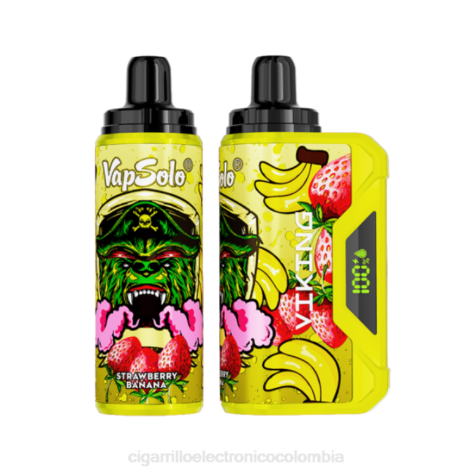 Distribuidor Vapeo Al Por Mayor - Vapsolo VIKING vaporizador desechable plátano fresa 2TF4137