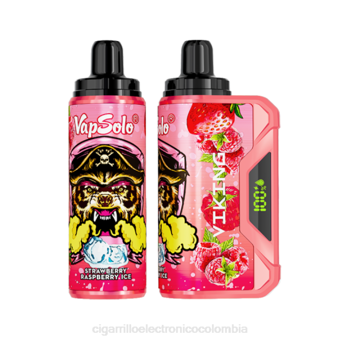 Productos De Vapeo Al Por Mayor - Vapsolo VIKING vaporizador desechable hielo de fresa y frambuesa 2TF4139