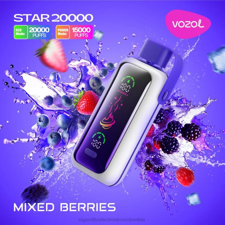 Cigarrillo Electrónico Recargable - bayas mixtas VOZOL STAR 20000 DZ0V14