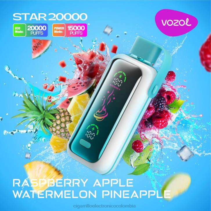 Cigarrillo Electrónico Terea - frambuesa manzana sandía piña VOZOL STAR 20000 DZ0V18