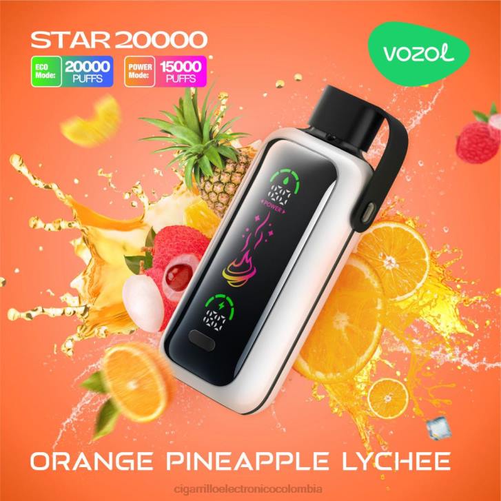 Cigarrillo Electrónico Vape - lichi de piña naranja VOZOL STAR 20000 DZ0V15